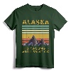 Alaska Gifts For Men Women Denali Juneau Alyaska T-Shirt - Alaskan Cities Souvenir Tee for Travel Enthusiasts