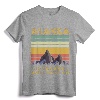 Alaska Gifts For Men Women Denali Juneau Alyaska T-Shirt - Alaskan Cities Souvenir Tee for Travel Enthusiasts