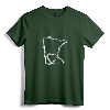 Cute Minnesota Love MN State Outline With Heart T-Shirt - Stylish MN Heart Design Tee for Minneapolis or St. Paul Enthusiasts
