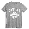 Distressed Retro Look Golden State Basketball Team Party Tailgate T-Shirt - Stylish Warrior Fan Apparel for Basketball Season
