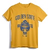 Distressed Warrior Retro Look Party Tailgate Fan Gift T-Shirt - Golden State Basketball Apparel for Season Playoffs and Game Events