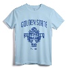 Distressed Warrior Retro Look Party Tailgate Fan Gift T-Shirt - Golden State Basketball Apparel for Season Playoffs and Game Events