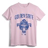 Distressed Warrior Retro Look Party Tailgate Fan Gift T-Shirt - Golden State Basketball Apparel for Season Playoffs and Game Events