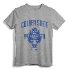 Distressed Warrior Retro Look Party Tailgate Fan Gift T-Shirt - Golden State Basketball Apparel for Season Playoffs and Game Events
