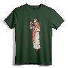 Jesus with AK47 Assault Rifle T-Shirt - Controversial Christian Tee for Dark Humor Enthusiasts