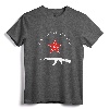 Soviet Kalashnikov AK-47 Vintage USSR Russian Gun Red Star T-Shirt - Retro Soviet Union CCCP Hammer & Sickle Tee for History Enthusiasts