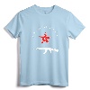 Soviet Kalashnikov AK-47 Vintage USSR Russian Gun Red Star T-Shirt - Retro Soviet Union CCCP Hammer & Sickle Tee for History Enthusiasts