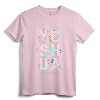 Floral and Fun Yeshua Hamashiach Messianic Hebrew Jesus T-Shirt - Lightweight Tee with Double-Needle Sleeve for Men and Women