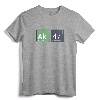 AK47 Periodic Table, AK-47 Rifle Elements T-Shirt - Gun Enthusiast Apparel for AK-47 Owners and Collectors