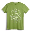 In Omnia Paratus Skeleton AK-47 T-Shirt - Memento Mori Graphic Tee with Traditional Tattoo Ink Style Skull and Rifle Design