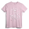 In Omnia Paratus Skeleton AK-47 T-Shirt - Memento Mori Graphic Tee with Traditional Tattoo Ink Style Skull and Rifle Design