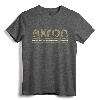 Akron Ohio Retro Vintage Weathered Throwback T-Shirt - Stylish Akron Pride Tee for Locals and Visitors