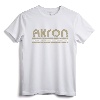 Akron Ohio Retro Vintage Weathered Throwback T-Shirt - Stylish Akron Pride Tee for Locals and Visitors