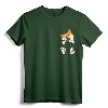Pocket Shiba Inu Feet Cute Doge Akita Dog Lover Owner Gift T-Shirt - Funny Japanese Doge Tee for Men, Women, Kids