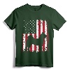 Akita 4th of July Patriotic American USA Flag Gift T-Shirt - Dog Lover Costume for Akita Mom or Dad