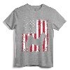 Akita 4th of July Patriotic American USA Flag Gift T-Shirt - Dog Lover Costume for Akita Mom or Dad