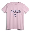 Akron Ohio Vintage Athletic Sports Design T-Shirt - Retro Akron OH Pride Tee for Sports Fans and Locals