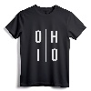 O H I O - Ohio The Buckeye State T Shirt Gift - Lightweight Cleveland Cincinnati Columbus Akron Toledo Youngstown Tee
