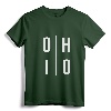 O H I O - Ohio The Buckeye State T Shirt Gift - Lightweight Cleveland Cincinnati Columbus Akron Toledo Youngstown Tee
