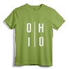 O H I O - Ohio The Buckeye State T Shirt Gift - Lightweight Cleveland Cincinnati Columbus Akron Toledo Youngstown Tee