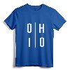 O H I O - Ohio The Buckeye State T Shirt Gift - Lightweight Cleveland Cincinnati Columbus Akron Toledo Youngstown Tee