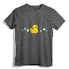 Cute Yellow Rubber Ducky T-shirt - Kawaii Duck Graphic Tee for Kids and Adults - Adorable Duckie Shirt