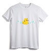 Cute Yellow Rubber Ducky T-shirt - Kawaii Duck Graphic Tee for Kids and Adults - Adorable Duckie Shirt