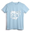 Akron Youngstown Cuyahoga Area Code 330 Shirt, Ohio Gift - Clever Design Lightweight Tee for State Residents and Proud Ohioans