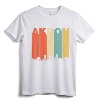 Vintage 1970's Style Akron Ohio Skyline T-Shirt - Retro Cityscape Tee for Akron Residents and Enthusiasts
