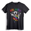Ah Men Funny LGBT Gay Pride Jesus Rainbow Flag Christian T-Shirt - Supportive LGBTQ Christian Apparel for Men and Women