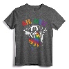 Ah Men Funny LGBT Gay Pride Jesus Rainbow Flag Christian T-Shirt - Supportive LGBTQ Christian Apparel for Men and Women