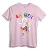 Ah Men Funny LGBT Gay Pride Jesus Rainbow Flag Christian T-Shirt - Supportive LGBTQ Christian Apparel for Men and Women