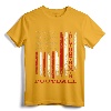 Patriotic USA Flag Alabama Football Season Party T-Shirt - Exclusive Gameday Design for Football Lover Gift