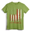 Patriotic USA Flag Alabama Football Season Party T-Shirt - Exclusive Gameday Design for Football Lover Gift