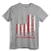 Patriotic USA Flag Alabama Football Season Party T-Shirt - Exclusive Gameday Design for Football Lover Gift