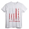 Patriotic USA Flag Alabama Football Season Party T-Shirt - Exclusive Gameday Design for Football Lover Gift