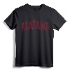 STATE OF ALABAMA VARSITY STYLE TEXT BAMA PRIDE STATE FLAG T-Shirt - Distressed Southern Heritage Tee for Alabama Residents