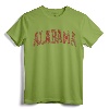 State Of Alabama Varsity Style Text Bama Pride State Flag T-Shirt - Retro Vintage Apparel for Alabama Fans and Residents