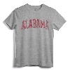 State Of Alabama Varsity Style Text Bama Pride State Flag T-Shirt - Retro Vintage Apparel for Alabama Fans and Residents