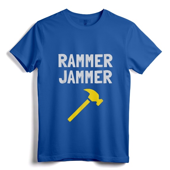 Yellow Hammer Alabama Football Rammer Jammer T-Shirt - Vintage Design in Team Colors for Sports Fans
