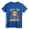 Just a Girl Who Loves Jaguars Funny Jaguar Women Girl T-Shirt - Cute Jaguar Lover Apparel for Women and Girls