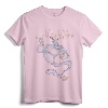 Disney Aladdin Distressed Genie Floating T-Shirt - Officially Licensed Apparel for Fans of the Genie Character