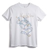 Disney Aladdin Distressed Genie Floating T-Shirt - Officially Licensed Apparel for Fans of the Genie Character