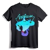 Official Disney Aladdin Genie Neon Applause Sign Vintage Icon T-Shirt - Licensed Disney Apparel for Women, Men, Boys, Girls, and Toddlers