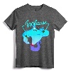 Official Disney Aladdin Genie Neon Applause Sign Vintage Icon T-Shirt - Licensed Disney Apparel for Women, Men, Boys, Girls, and Toddlers