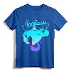 Official Disney Aladdin Genie Neon Applause Sign Vintage Icon T-Shirt - Licensed Disney Apparel for Women, Men, Boys, Girls, and Toddlers