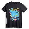 Disney Aladdin Genie Retro Abstract Portrait Logo T-Shirt - Officially Licensed Disney Apparel for Fans of Aladdin and the Genie