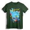 Disney Aladdin Genie Retro Abstract Portrait Logo T-Shirt - Officially Licensed Disney Apparel for Fans of Aladdin and the Genie