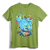 Disney Aladdin Genie Retro Abstract Portrait Logo T-Shirt - Officially Licensed Disney Apparel for Fans of Aladdin and the Genie
