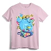 Disney Aladdin Genie Retro Abstract Portrait Logo T-Shirt - Officially Licensed Disney Apparel for Fans of Aladdin and the Genie